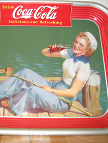 Coke Sailor Girl Tray