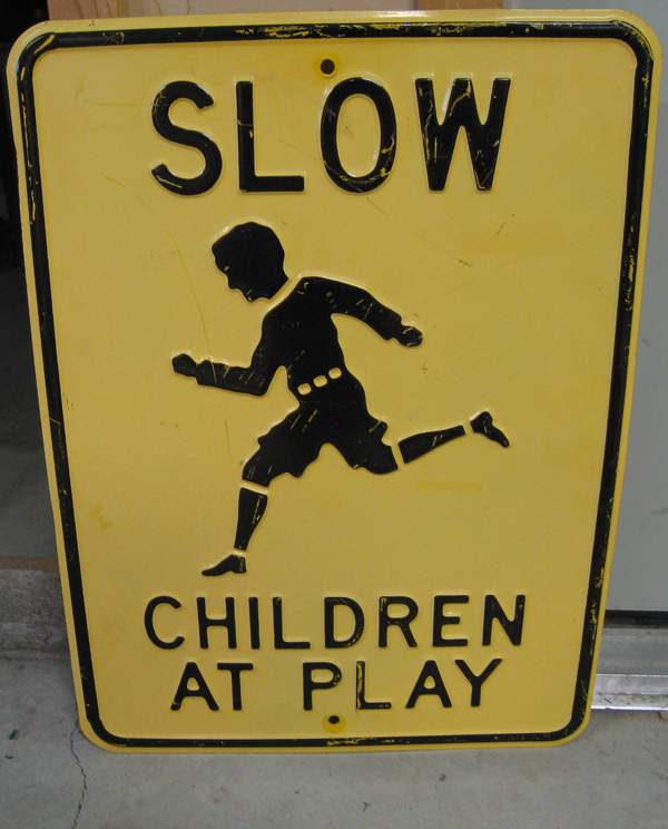 picture of Slow Children at Play Sign
